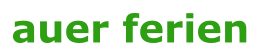 auer ferien